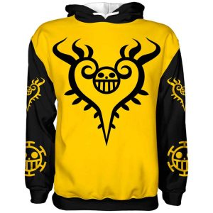 Sudadera One Piece Piratas Corazón Trafalgar Law