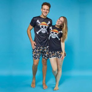 Conjunto Pijama One Piece Mugiwara Oficial