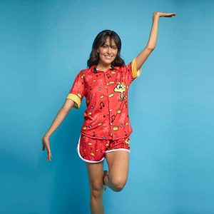 Conjunto Camisa Pijama Woodstock Sorpendido