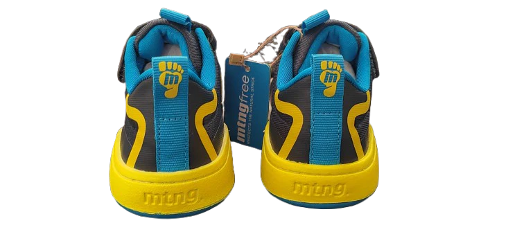 ZAPATILLAS FREE AZUL MARINO Y AMARILLO - Imagen 4