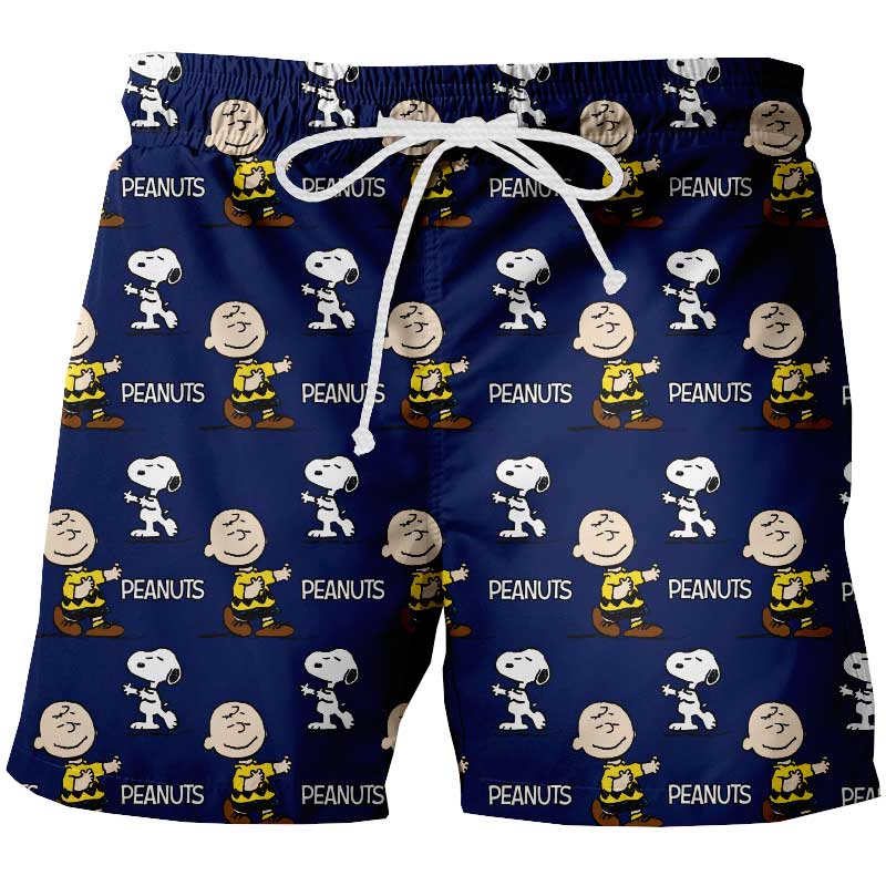 Short Pijama Snoopy, Charlie Brown Heart Friends - Imagen 3