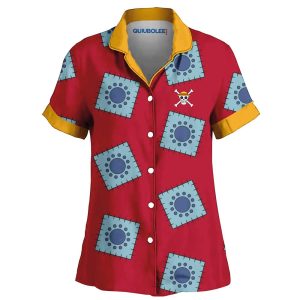 Camisa Pijama Luffy Wano