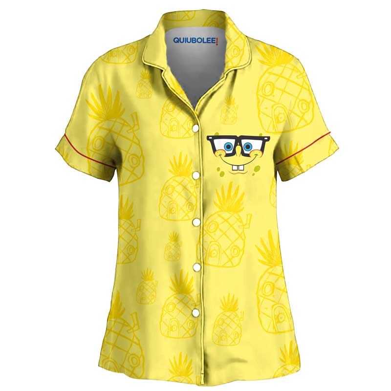 Camisa Pijama Bob Esponja Lentes