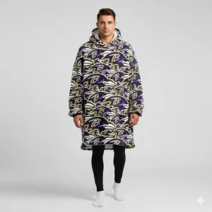 Sudaderota Baltimore Ravens MaxiLogo