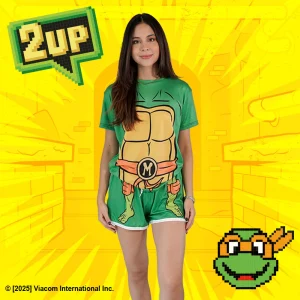 Conjunto Pijama Tortuga Ninja Michelangelo