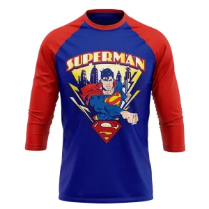 Playera Pijama Ranglan Superman