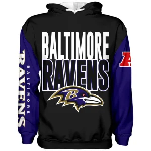 Sudadera Baltimore Ravens Black