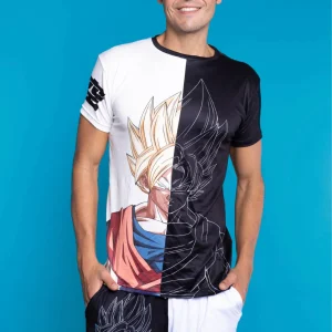 Conjunto Pijama Dragon Ball Goku Blanco y Negro