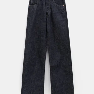 Blue Denim Wide Straight Cut