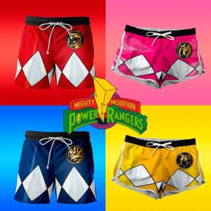 Short Pijama Mighty Morphin Power Rangers