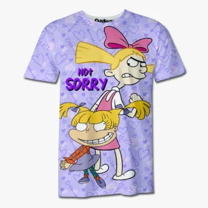 Playera Pijama Angelica y Helga Not Sorry
