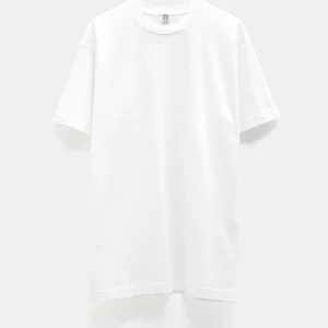 Camiseta recta de algodón