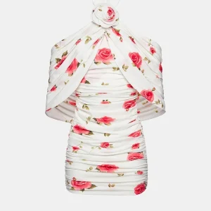 Minivestido con detalle floral