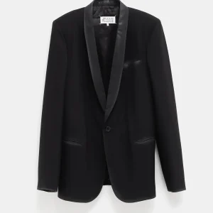 Blazer en tejido de gabardina para mujer