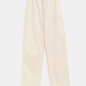 Pantalones de satén de algodón