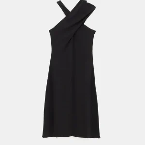 Vestido mini con escote cruzado