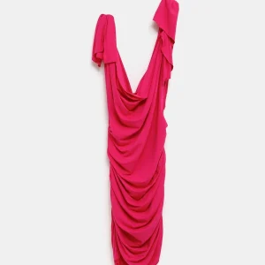 Vestido mini drapeado