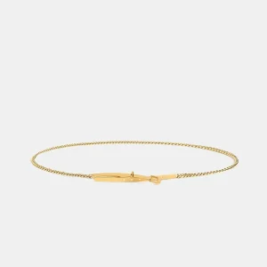 Cinturón dorado de cadena