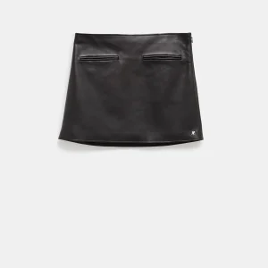 Minifalda Heritage de piel