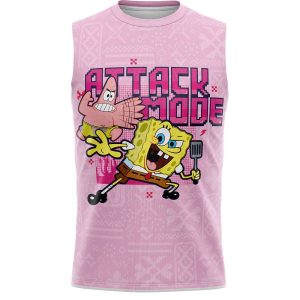 Playera Sin Mangas Bob Esponja Attack Mode