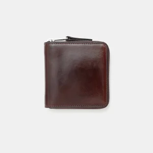 Cartera plegable compacta Patina Zip