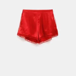 Shorts mini de seda