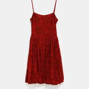 Vestido mini con estampado floral