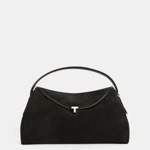 Bolso T-Lock de ante
