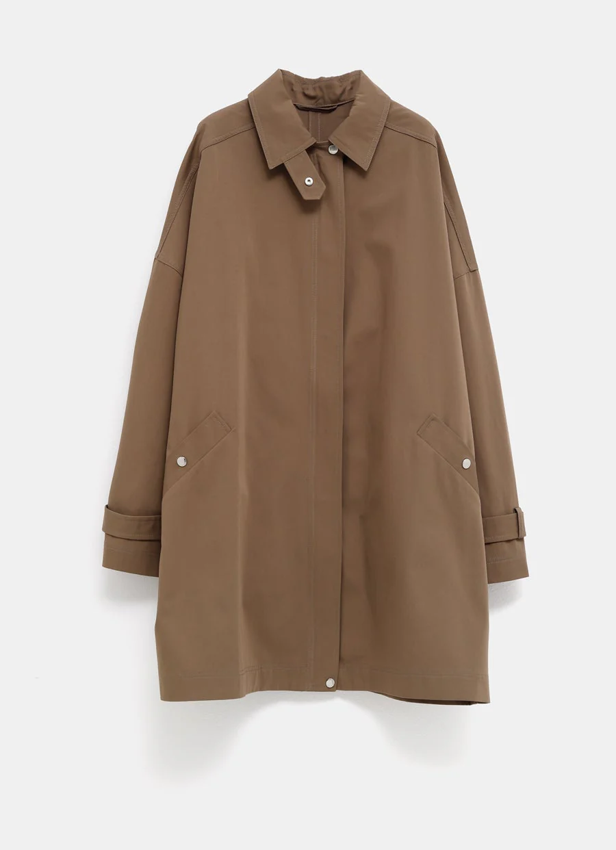 Chaqueta estilo gabardine oversize