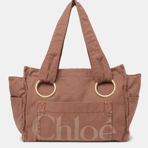 Bolso tote Chloé Plage de algodón