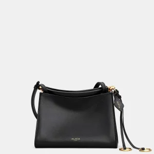 Bolso pequeño cuadrado Le Click de piel brillante