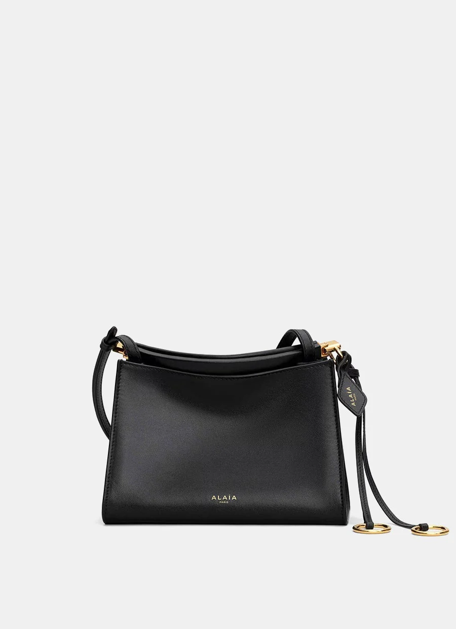 Bolso pequeño cuadrado Le Click de piel brillante