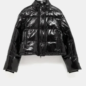 Plumífero Vinyl corto