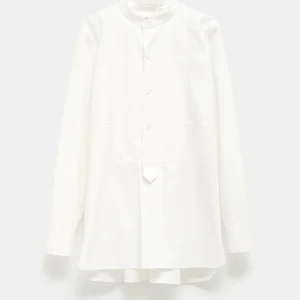 Camisa de algodón compacto