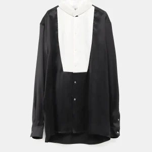 Camisa con pecho en contraste