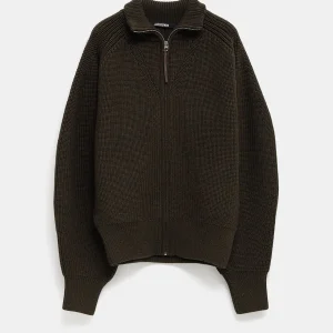 Cárdigan con cremallera Merino para hombre