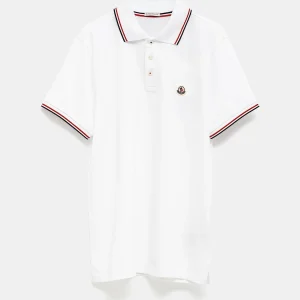 Polo con ribete tricolor para hombre