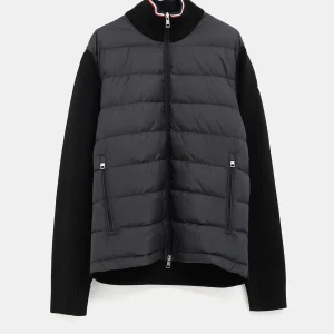 Cárdigan acolchado con cremallera para hombre