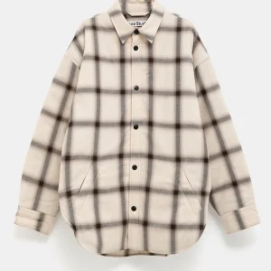 Sobrecamisa de franela para hombre