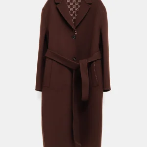 Abrigo reversible de lana GG para mujer