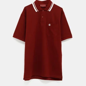 Polo piqué de algodón GG para hombre