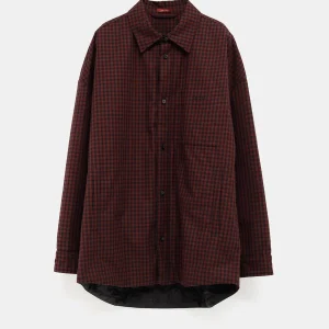 Sobre camisa de cuadros para hombre