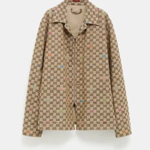 Chaqueta de lona GG para hombre