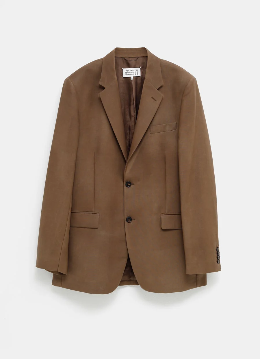 Blazer de mohair para hombre