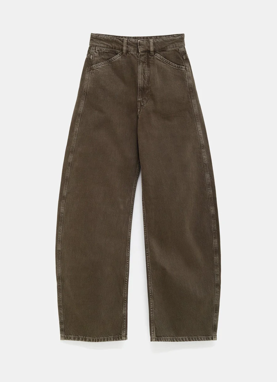 Pantal贸n curvo para mujer