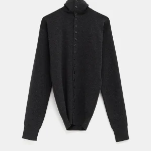 Cárdigan ajustado con botones para mujer