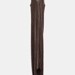 Vestido maxi de terciopelo