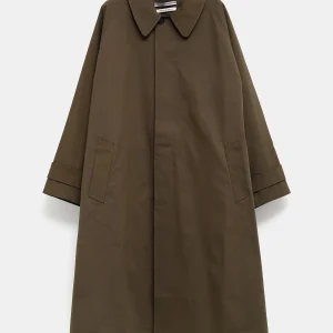 Gabardina de manga raglán oversize