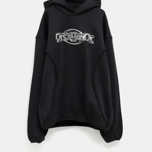 Sudadera oversize con paneles