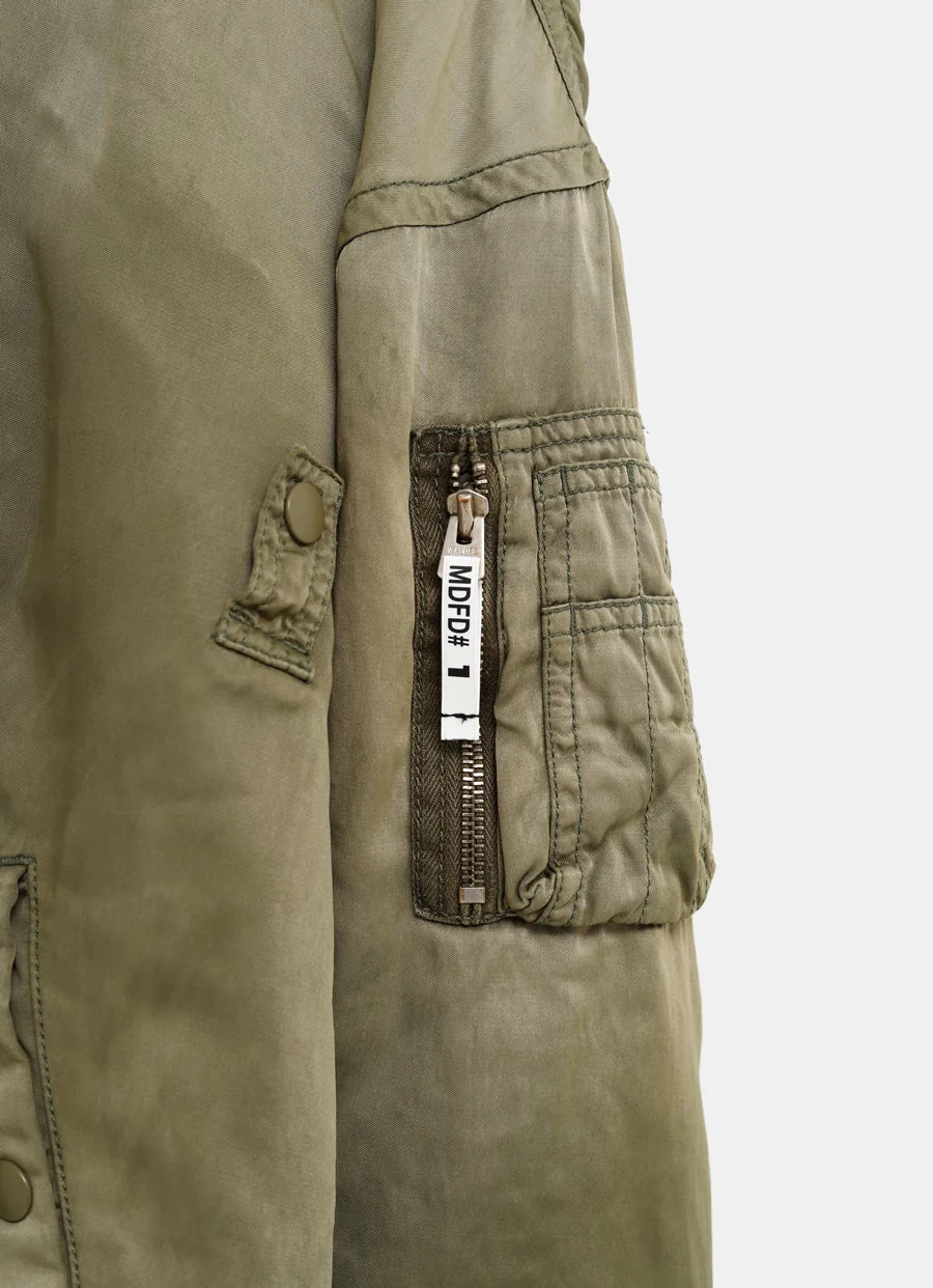 Chaqueta de aviador envejecida para hombre - Imagen 3